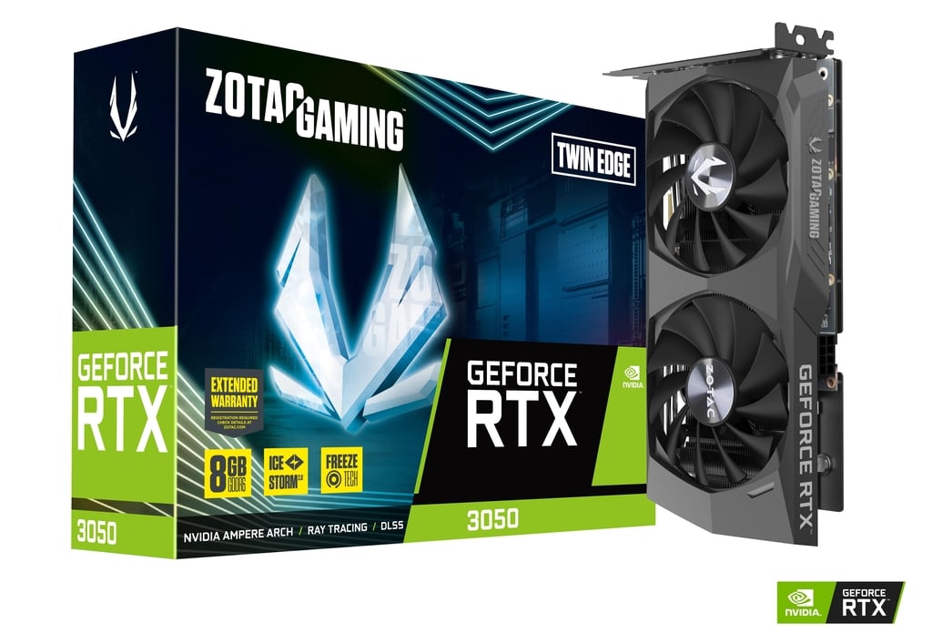 ZOTAC Graphics Card GeForce RTX 3050 8GB GDDR6 ZOTAC Graphics Card GeForce RTX 3050 8GB GDDR6